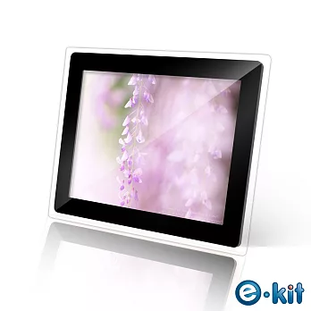 逸奇e-Kit15吋經典黑數位相框電子相冊 DF-F028-TB (透明黑色款)黑色+透明框