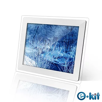 逸奇e-Kit15吋經典白數位相框電子相冊 DF-F028-TW (白色透明框款)白色+透明框
