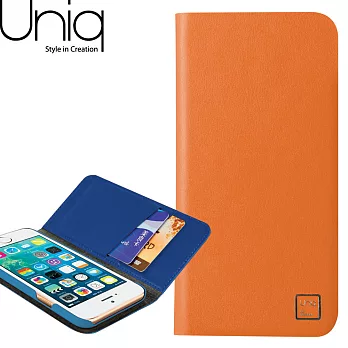 Uniq 樂事系列 iPhone 6真皮皮套-橘