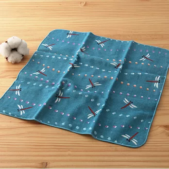 【taoru】和的風物詩｜蜻蜓 - 日本紗毛手巾 30x30 cm