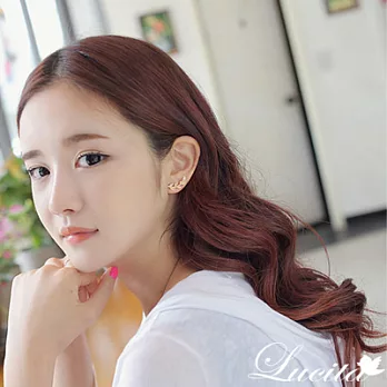 Lucita 韓國同步 優雅百搭金枝造型耳環
