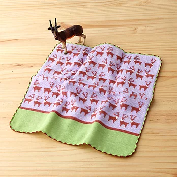 【taoru】町娘 ‧ 假日動物園｜ 麋鹿 - 日本毛巾 25x25cm (仕女手巾、童巾) – 麋鹿迷路了，快幫牠找到回家的路吧！