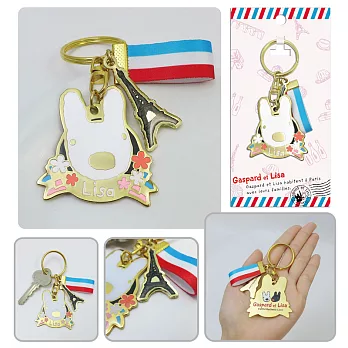 麗莎和卡斯柏-活力鑰匙圈A款(麗)