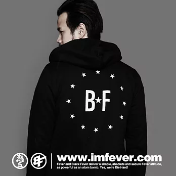 熱血黑牌 BF STAR 連帽外套S黑色