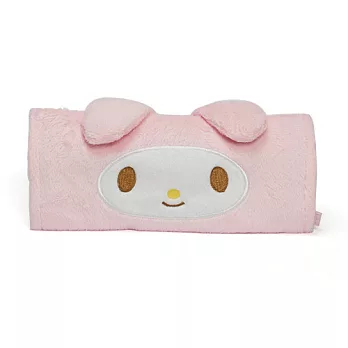 《Sanrio》美樂蒂大臉造型絨毛捲捲筆袋