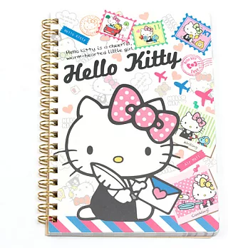 《Sanrio》HELLO KITTY談心郵件系列B6線圈筆記本