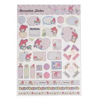 《Sanrio》美樂蒂談心郵件系列留言裝飾貼紙