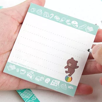 《SHOWA NOTE》LINE迷你便利貼(熊大)