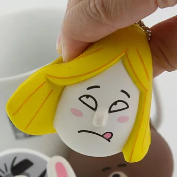 《LEing》LINE超Q捏捏吊飾球(詹姆士)