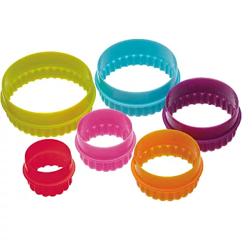 《Colour》餅乾壓模6件組(圈圈)