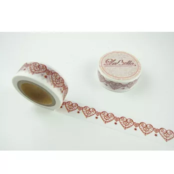 【i-Tape】MIT和紙膠帶.LaBelle系列-縷空愛心