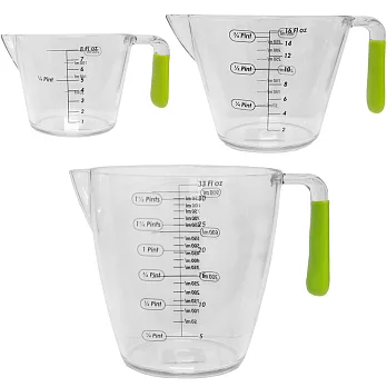 《Colour》好握量杯3件組(綠)