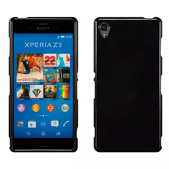 【BIEN】SONY Xperia Z3 亮麗全彩軟質保護殼 (黑)