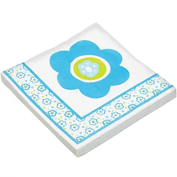 《Coolmovers》餐巾紙(藍花)