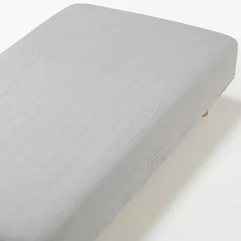 [MUJI 無印良品]水洗棉法蘭絨床包/Q/灰色