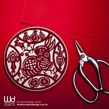 【無藏嚴選】福氣兔開運杯墊