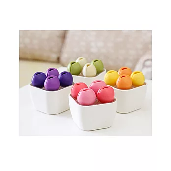 心花朵朵開桌面收納盒玫瑰紅