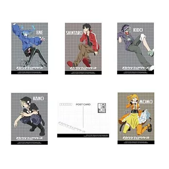 MEKAKUCITY ACTORS 明信片組(5枚組)B