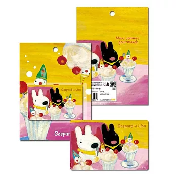 麗莎和卡斯柏-卡片貼紙C款(麗+卡)