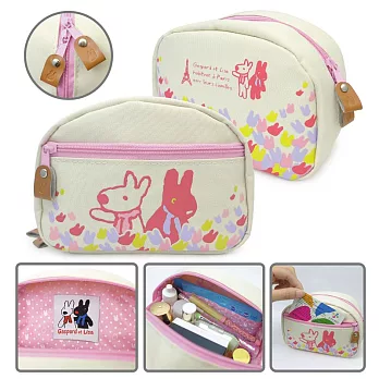 麗莎和卡斯柏-萬用包(雙拉鍊)A款(麗+卡)