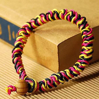 A+ accessories 平安歸-韓國金剛結幸運手繩 (黃色)