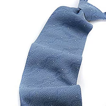 A+ accessories 藍色梯紋型男手打領帶
