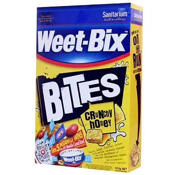 【Weet-Bix】澳洲全穀片餅乾-Mini蜂蜜口味 - 510g