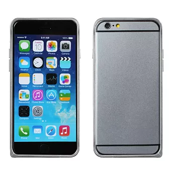 【BIEN】iPhone 6 輕量圓弧海馬扣金屬保護邊框 (銀)
