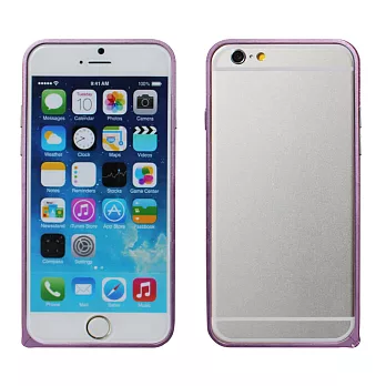 【BIEN】iPhone 6 輕量圓弧海馬扣金屬保護邊框 (紅)
