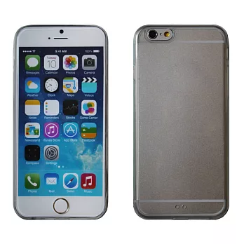 【BIEN】iPhone 6 Plus 彩透超薄雙料軟硬質保護殼 (透黑)