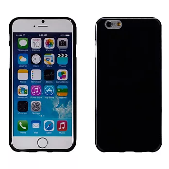 【BIEN】iPhone 6 Plus 亮麗全彩軟質保護殼 (黑)