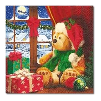 《Paper+Desing》餐巾紙-Teddy’s Christmas 泰迪的願望