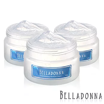 【Belladonna】白金水活全效水凝霜100ml增量版(3瓶組)—超商取貨