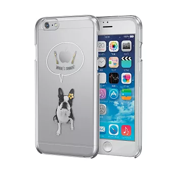 ELECOM iPhone 6 繽紛系列彩色保護殼(4.7吋)-狗兒白日夢