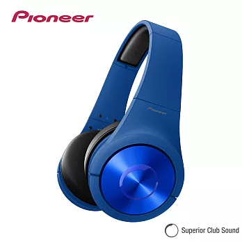 Pioneer Superior Club Sound 潮流耳罩耳機 SE-MX7 藍色-L