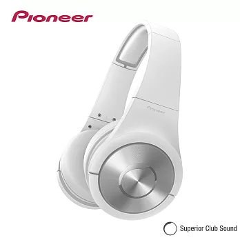 Pioneer Superior Club Sound 潮流耳罩耳機 SE-MX7 白色-W