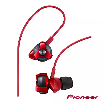 Pioneer Bass Head重低音耳道式耳機 SE-CL751 紅-R