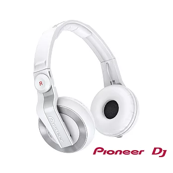Pioneer 入門級DJ監聽耳機 HDJ-500 白-W
