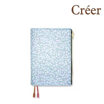 Creer 2015年限量版手帳/日誌 A6/50K一日一頁-小碎花粉藍