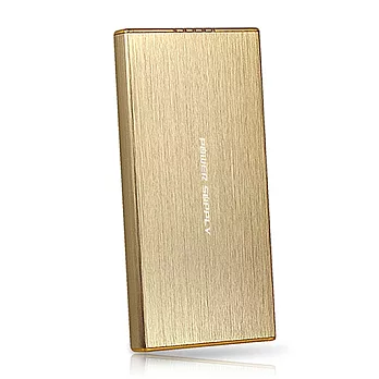 POWER SUPPLY 晶彩大蝴蝶 20000mAh鋁合金大容量行動電源(三星電芯)金色