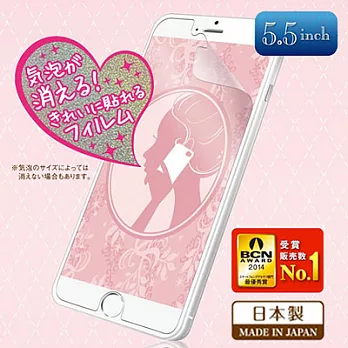 ELECOM iPhone6 專用抗粉底油脂保護貼(5.5吋) -日本製