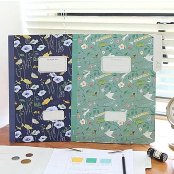 柳林風聲紙質檔案夾(2入)-A(綠+藍)