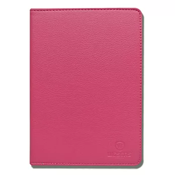 iPad Mini書本可立式保護皮套 桃紅