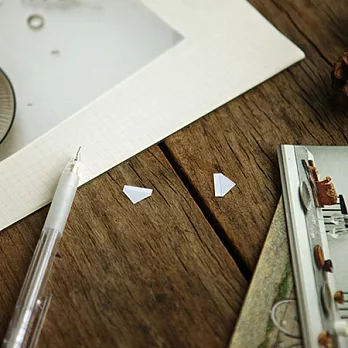 PVC相片固定角貼組-01白