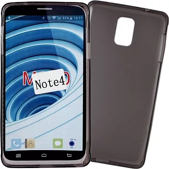 KooPin Samsung Galaxy Note 4 專用清水套透明黑