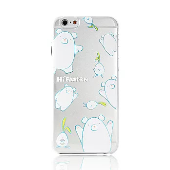Hi Fasion iPhone 6 熊出沒-Say Hi 4.7吋 透明保護殼透明