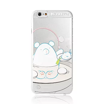 Hi Fasion iPhone 6 熊出沒-泡湯 4.7吋 透明保護殼透明