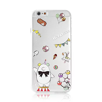 Hi Fasion iPhone 6 熊出沒-馬戲團 4.7吋 透明保護殼透明