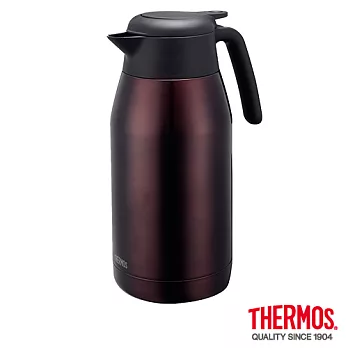 【THERMOS 膳魔師】不鏽鋼真空保溫壼2L(THS-2000-CBW)(咖啡色)