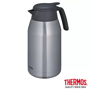 【THERMOS 膳魔師】不鏽鋼真空保溫壼2.0L(THS-2000-SBK)SBK(不銹鋼色)